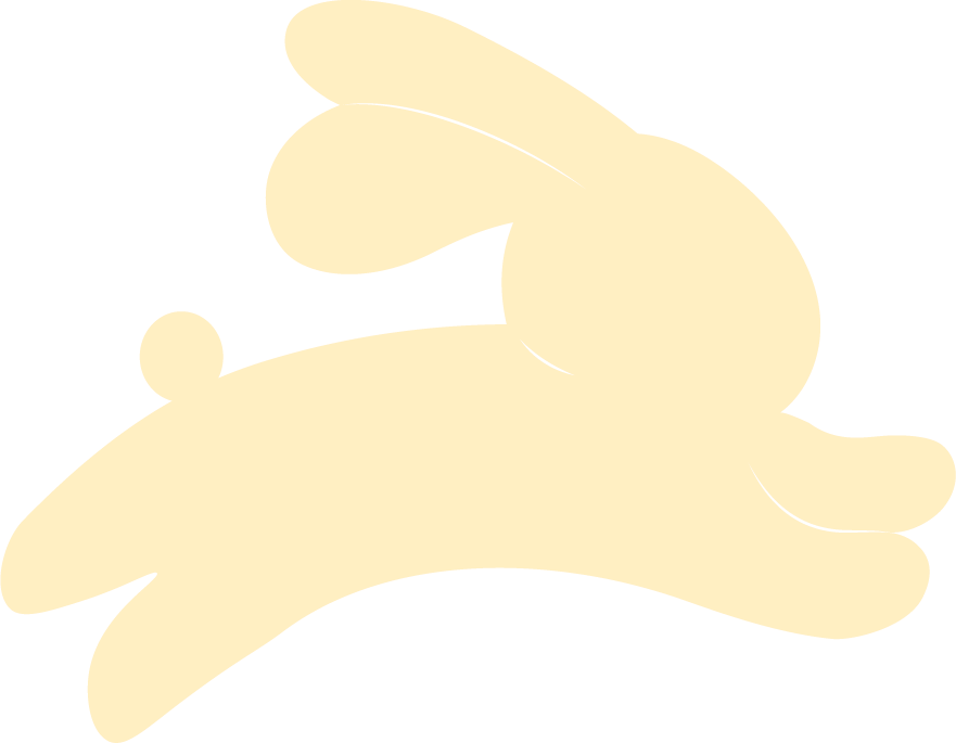 logo of bunny jumping